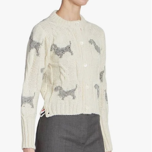 Thom Browne Hector Cable-Knit Cardigan Authentic - Picture 7 of 14